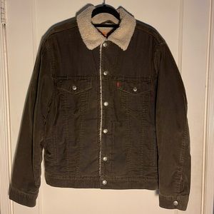 Levi’s Brown Corduroy Sherpa Jacket